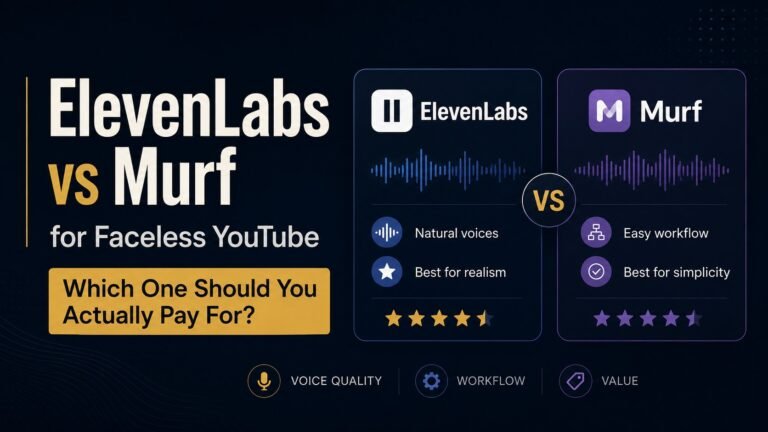 ElevenLabs vs Murf for Faceless YouTube: Which One Should You Actually Pay For?
