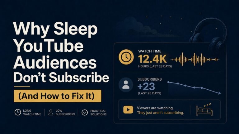 Sleep YouTube Audiences